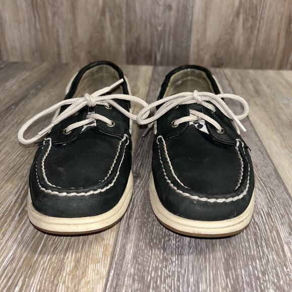 Sperry Leopard Black Boat Slip On Loafer Shoes Women's US Size 7.5M 9775909 - Picture 3 of 10